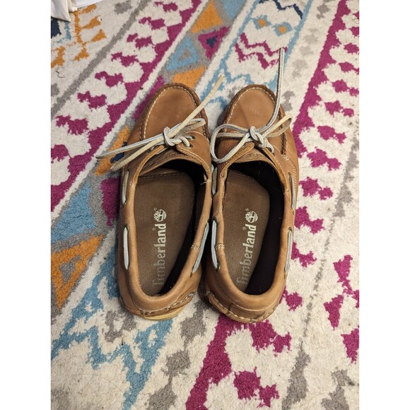 Timberland Men's Size 8.5 Leather Slip on Casual Loafers - Picture 3 of 10